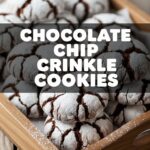 Chocolate Chip Crinkle Cookies