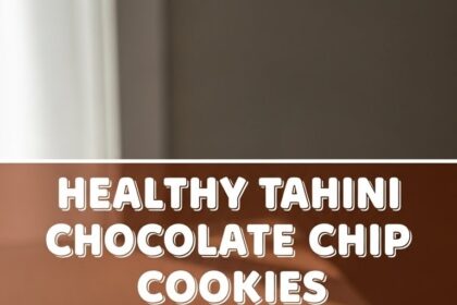 Healthy Tahini Chocolate Chip Cookies