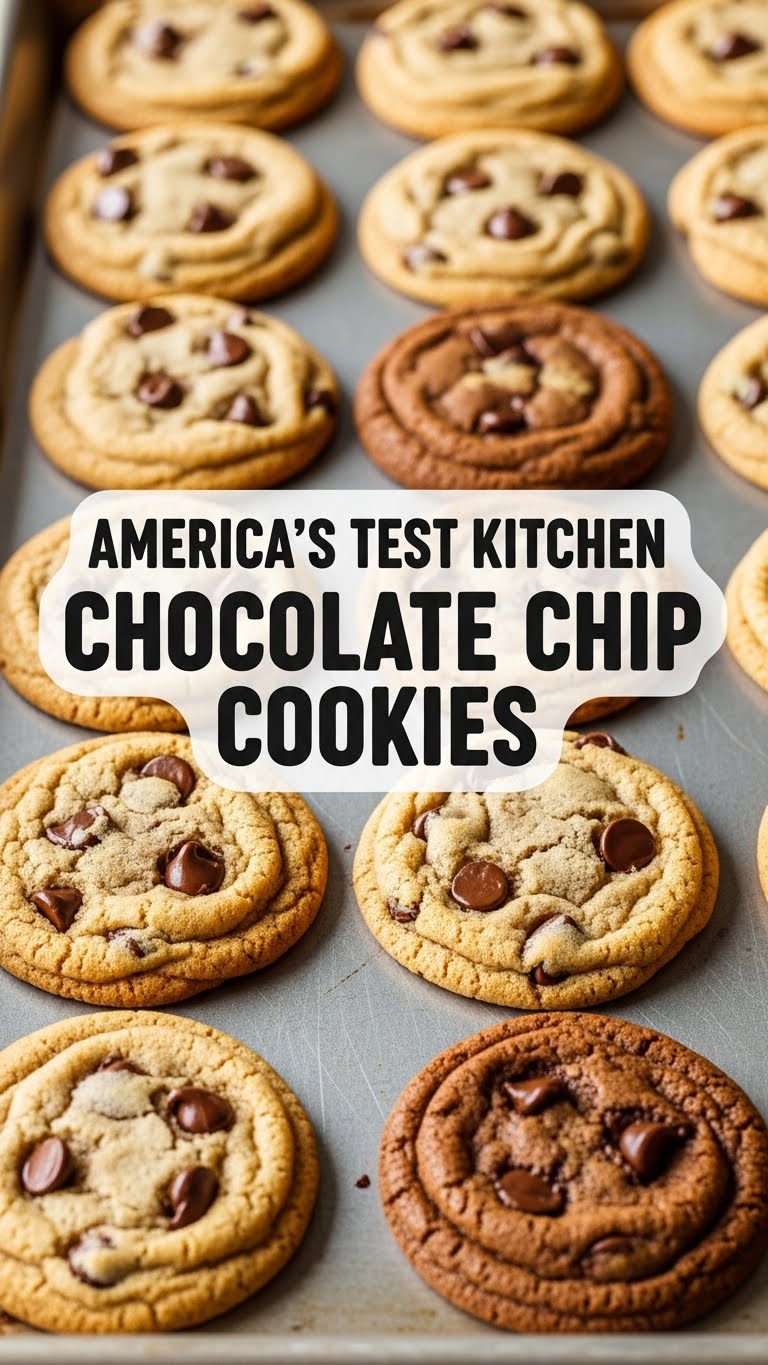 Americaâ€™S Test Kitchen Chocolate Chip Cookies