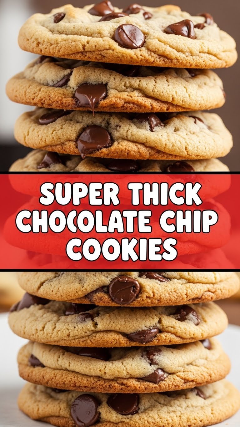 Super Thick Chocolate Chip Cookies
