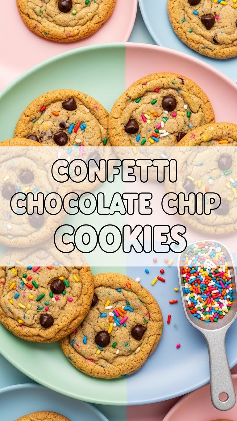Confetti Chocolate Chip Cookies