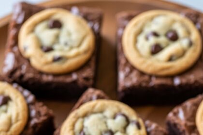 Brownies With Chocolate Chip Cookies