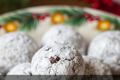 Chocolate Chip Snowball Cookies Recipe