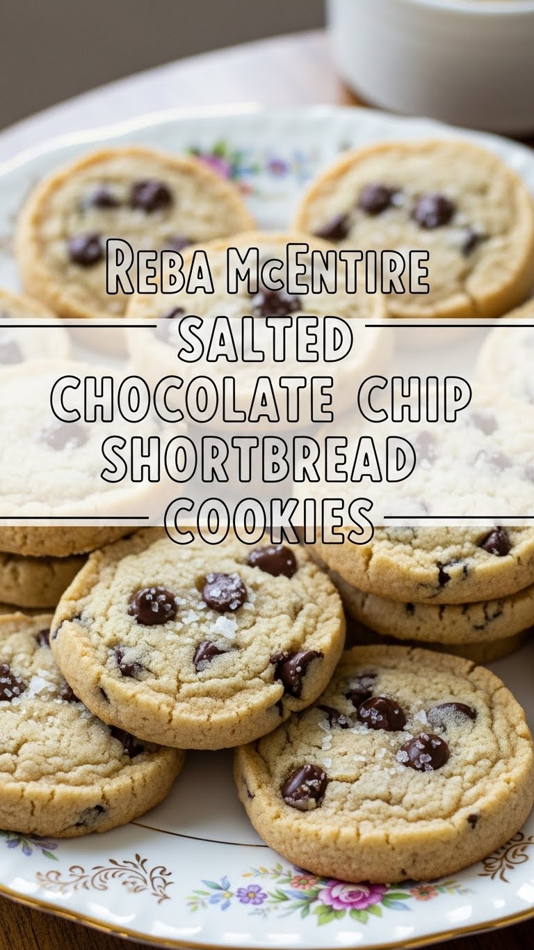 Reba Mcentire Salted Chocolate Chip Shortbread Cookies