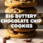 Big Buttery Chocolate Chip Cookies