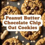 Peanut Butter Chocolate Chip Oat Cookies