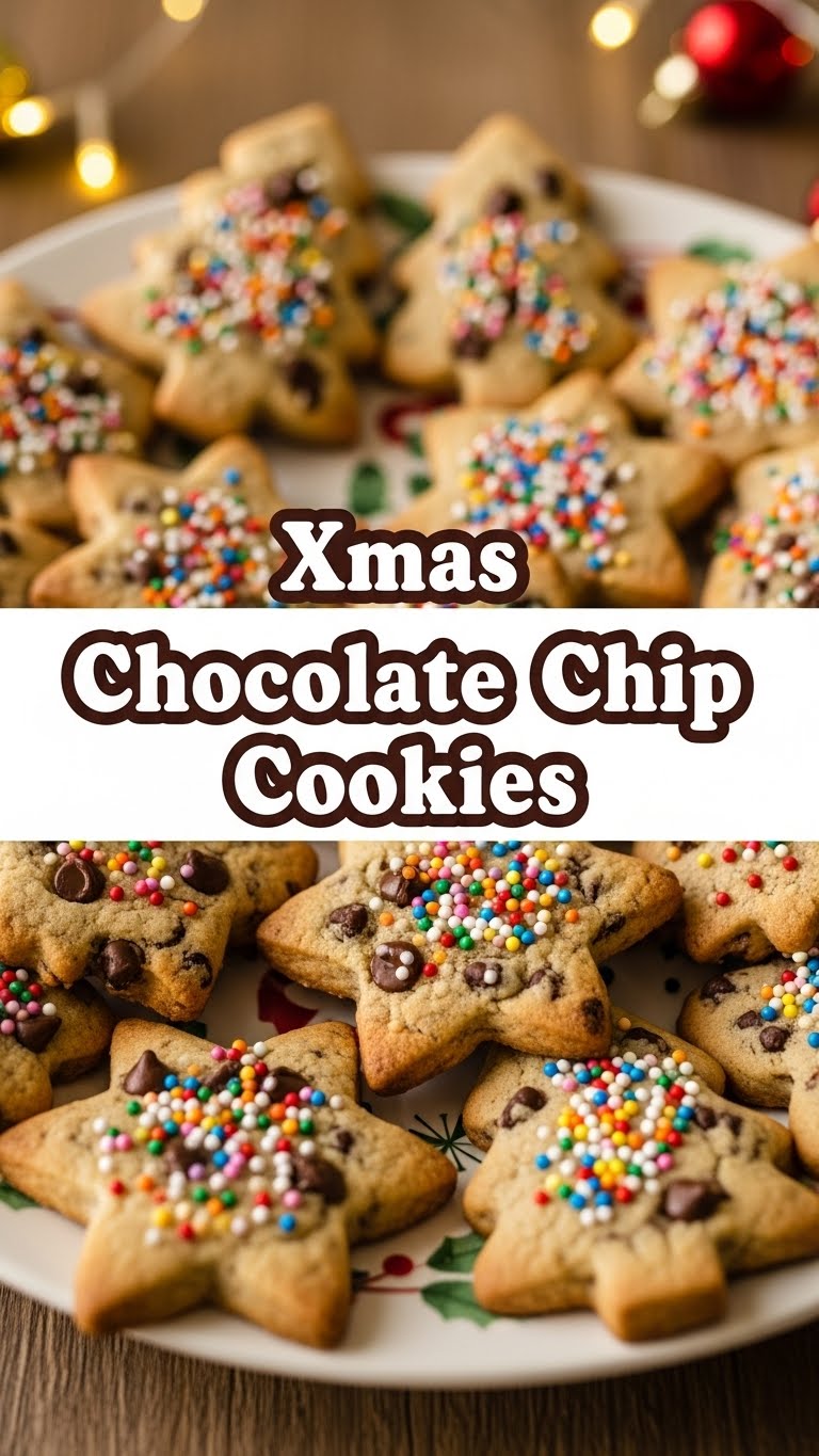 Xmas Chocolate Chip Cookies