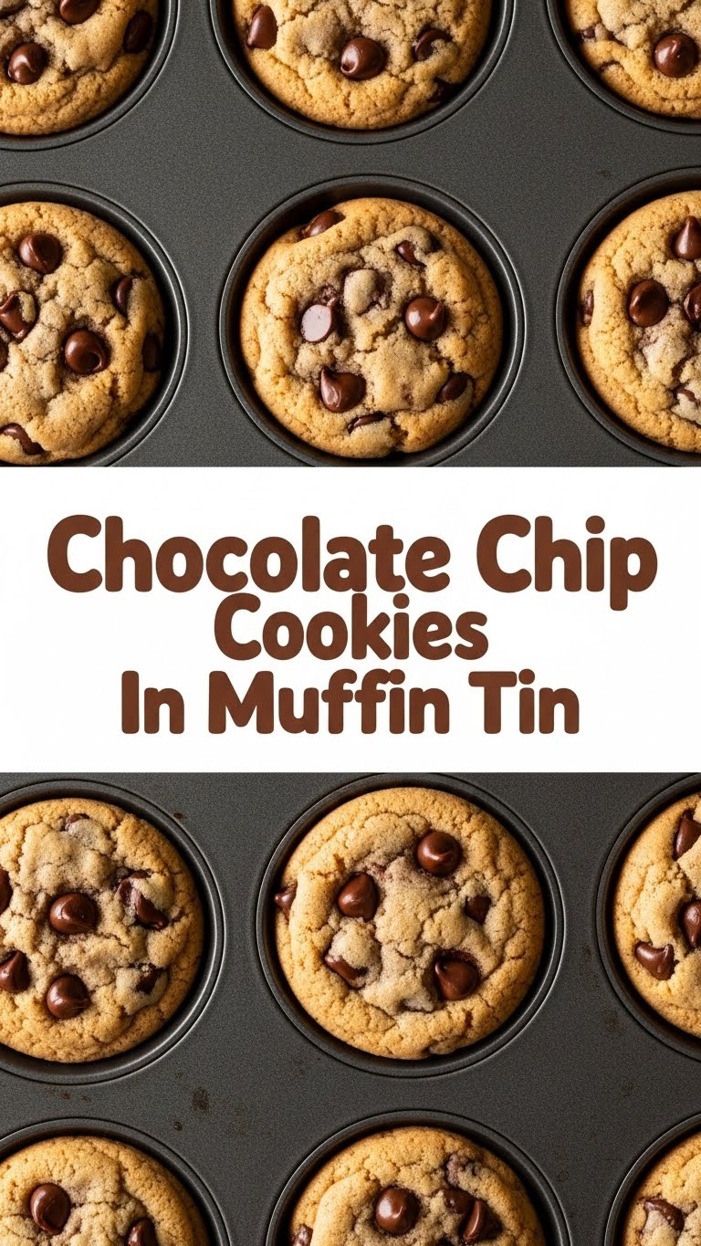 Chocolate Chip Cookies In Muffin Tin