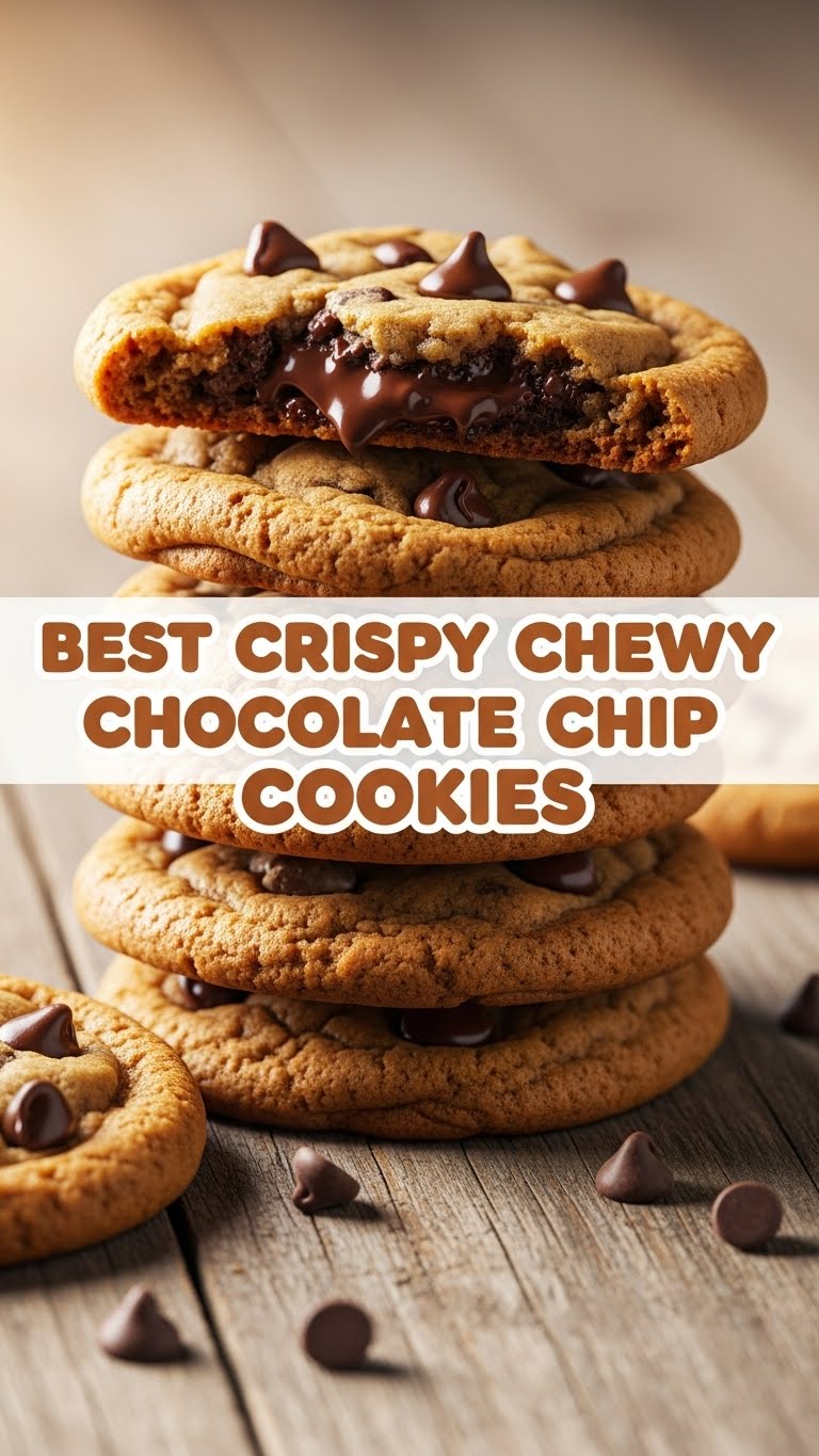 Best Crispy Chewy Chocolate Chip Cookies