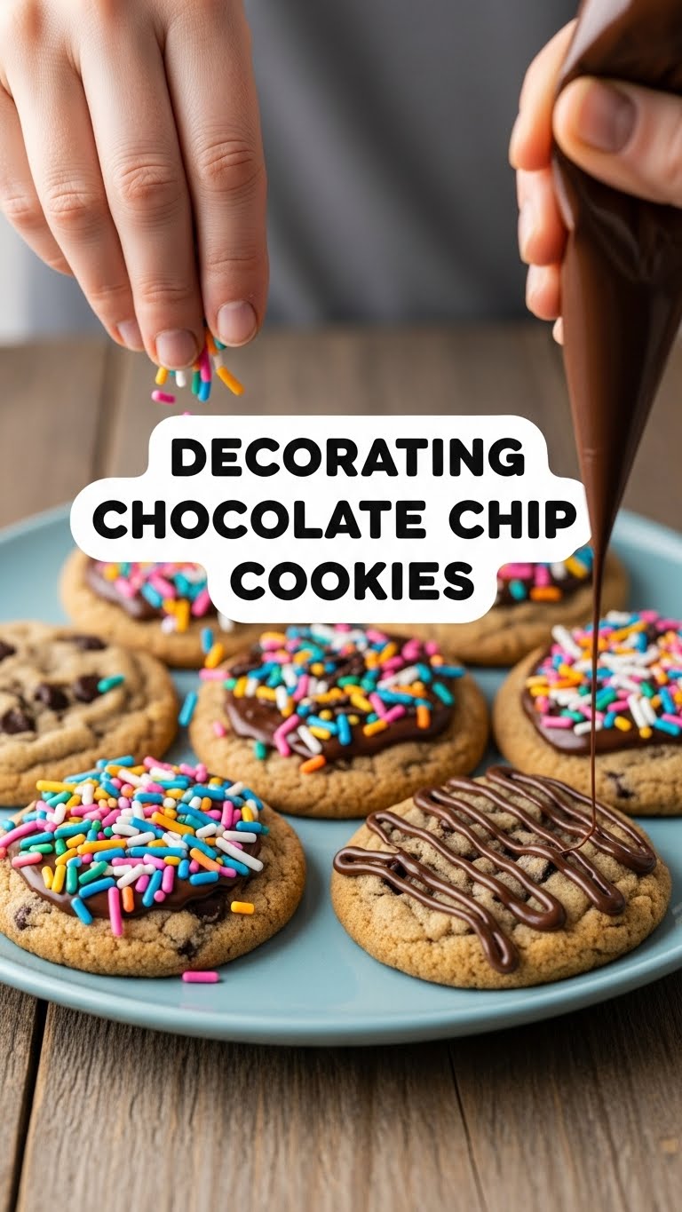 Decorating Chocolate Chip Cookies