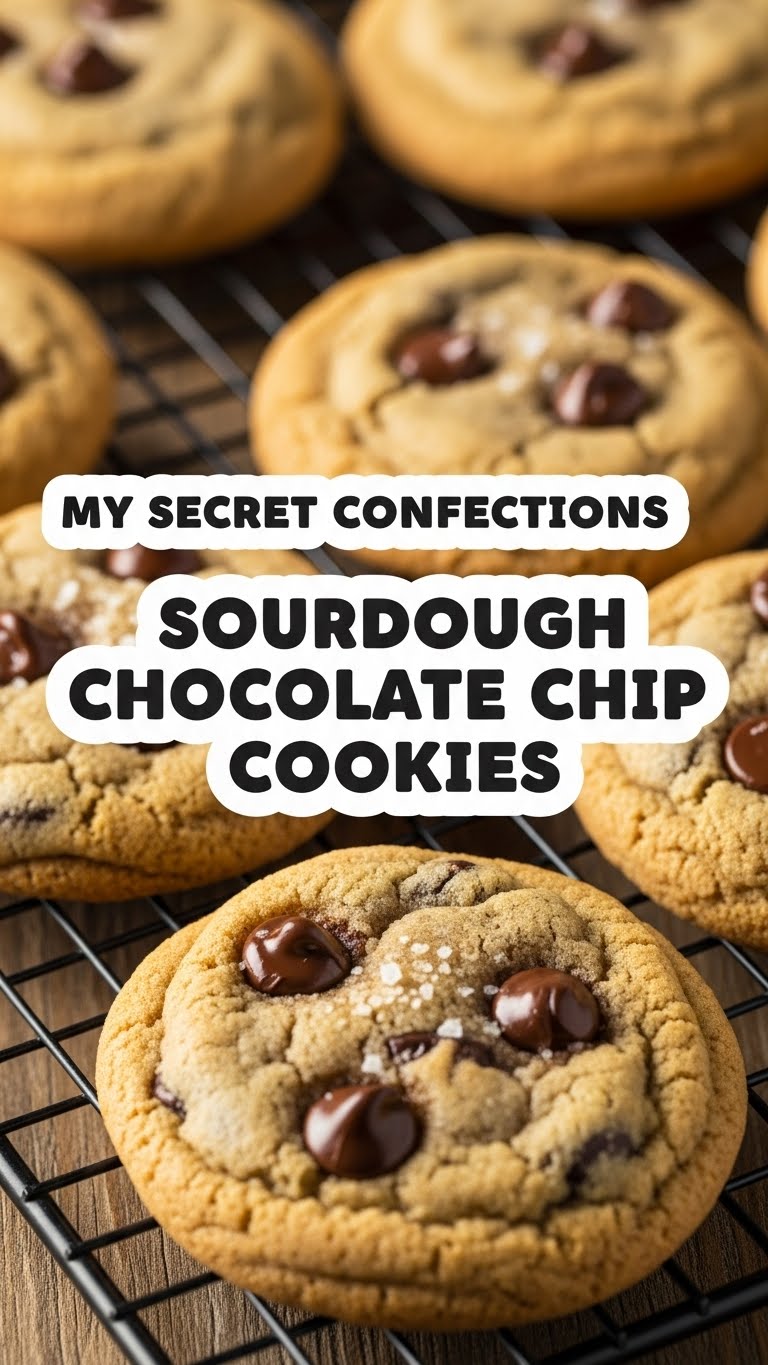My Secret Confections Sourdough Chocolate Chip Cookies