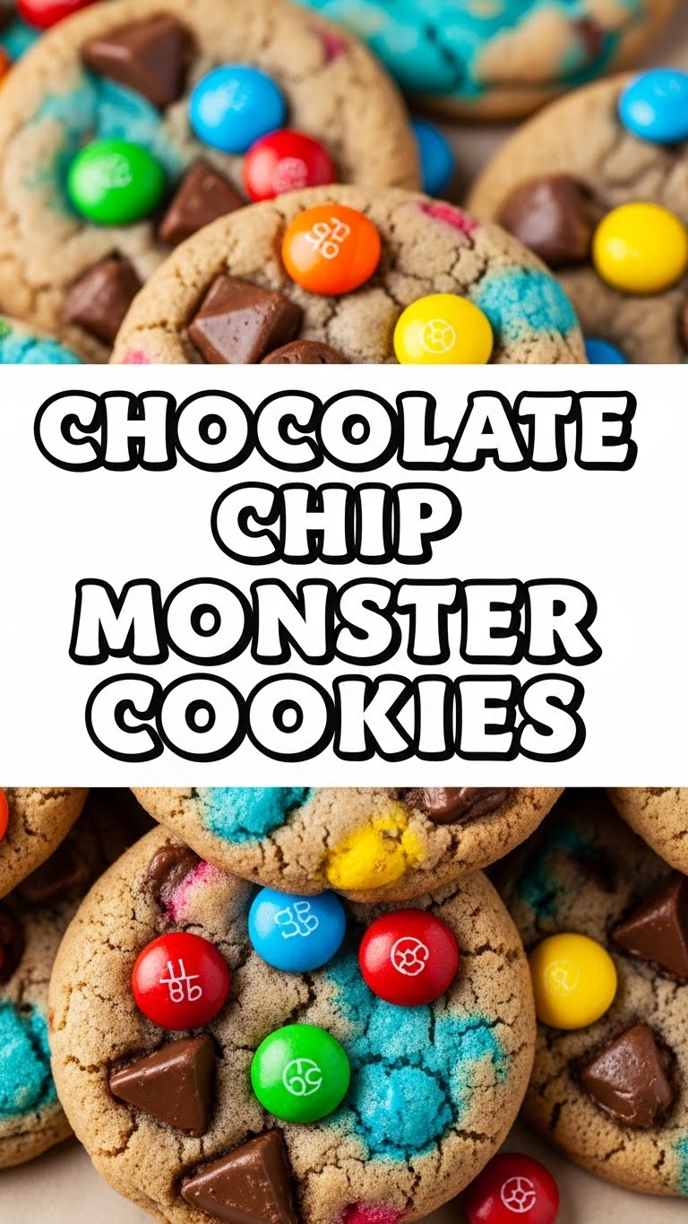 Chocolate Chip Monster Cookies
