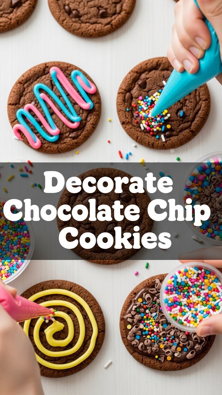 Decorate Chocolate Chip Cookies