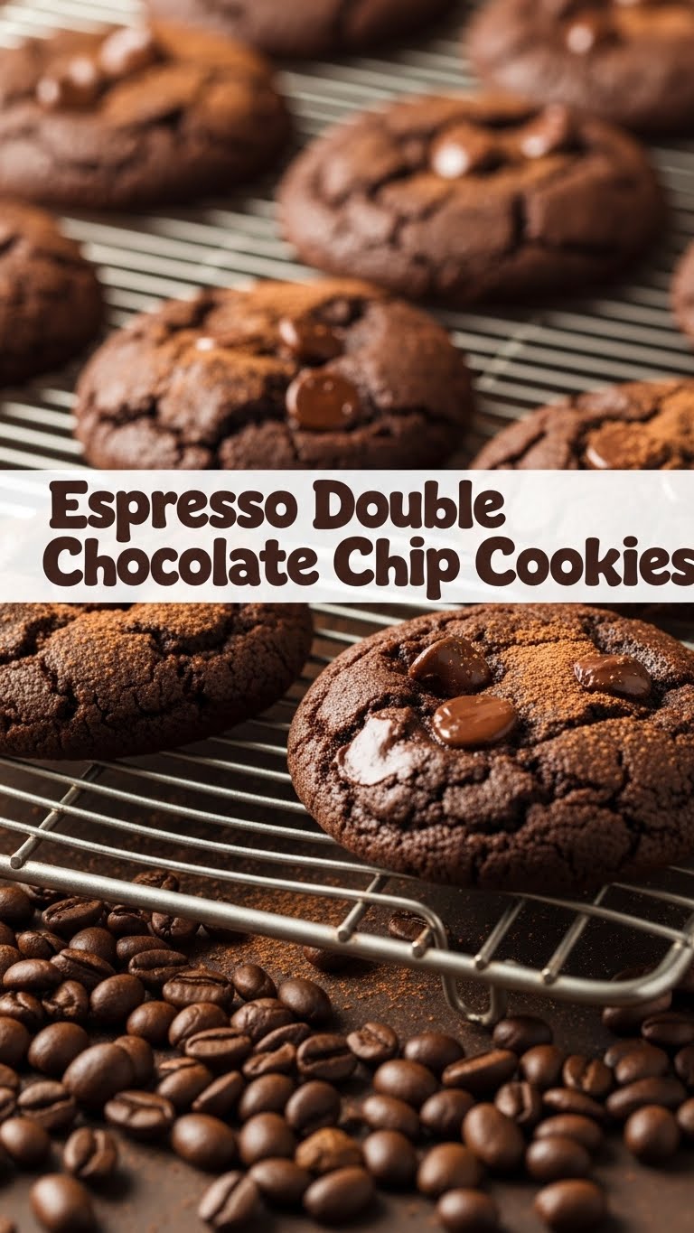 Espresso Double Chocolate Chip Cookies