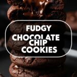 Fudgy Chocolate Chip Cookies