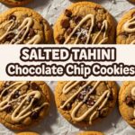 Salted Tahini Chocolate Chip Cookies