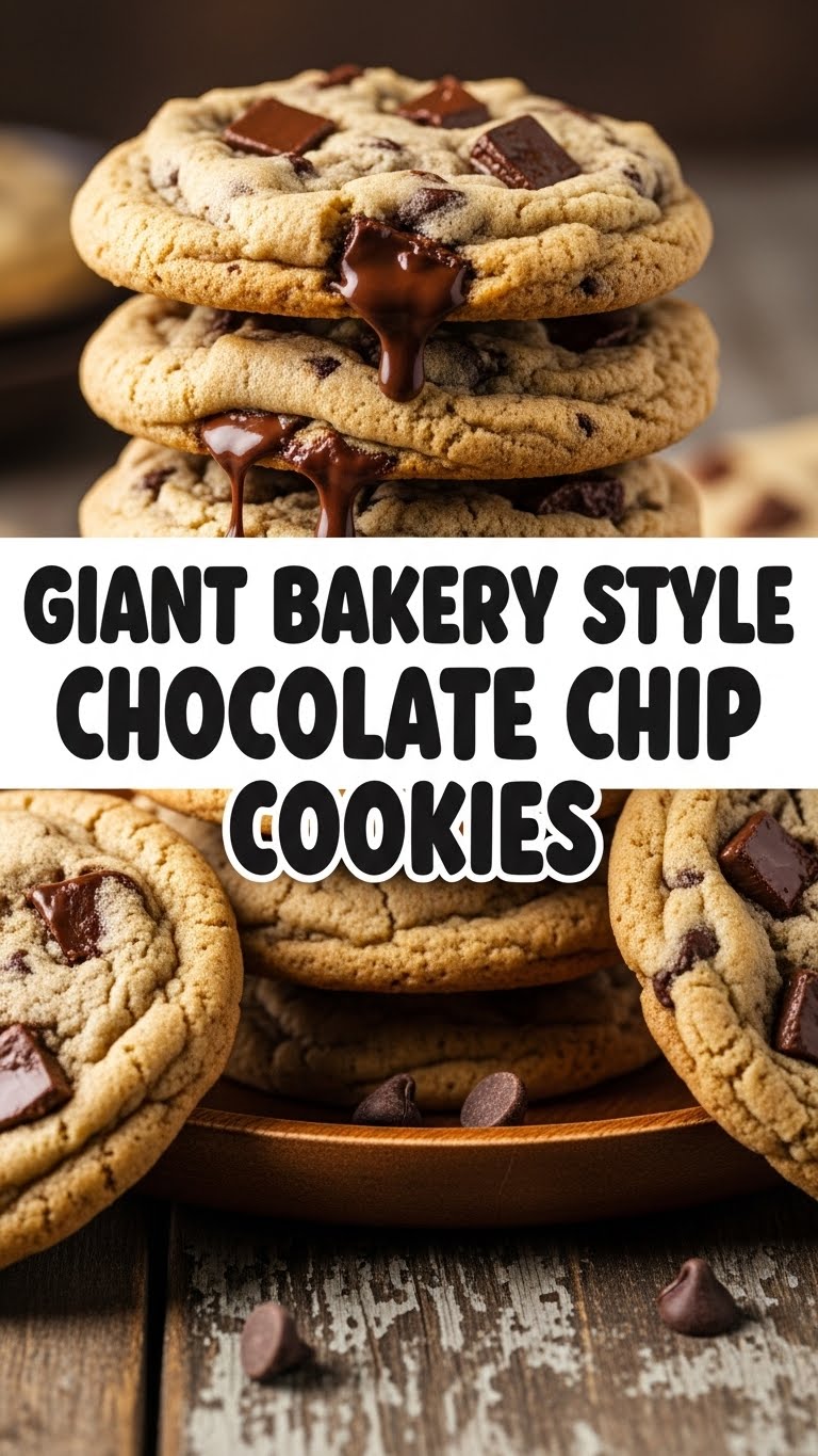 Giant Bakery Style Chocolate Chip Cookies
