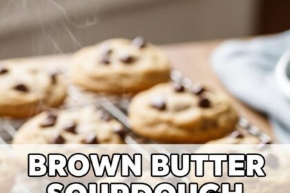 Brown Butter Sourdough Chocolate Chip Cookies