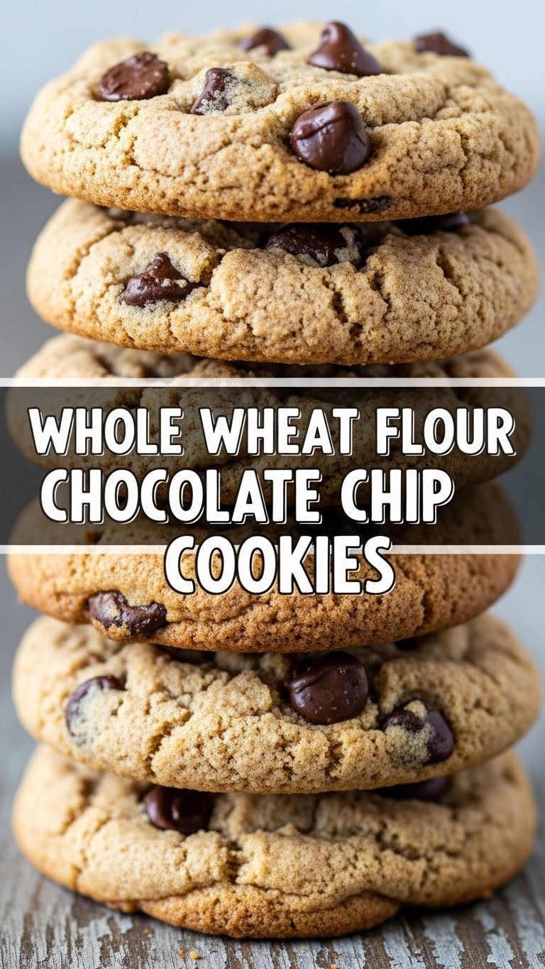 Whole Wheat Flour Chocolate Chip Cookies