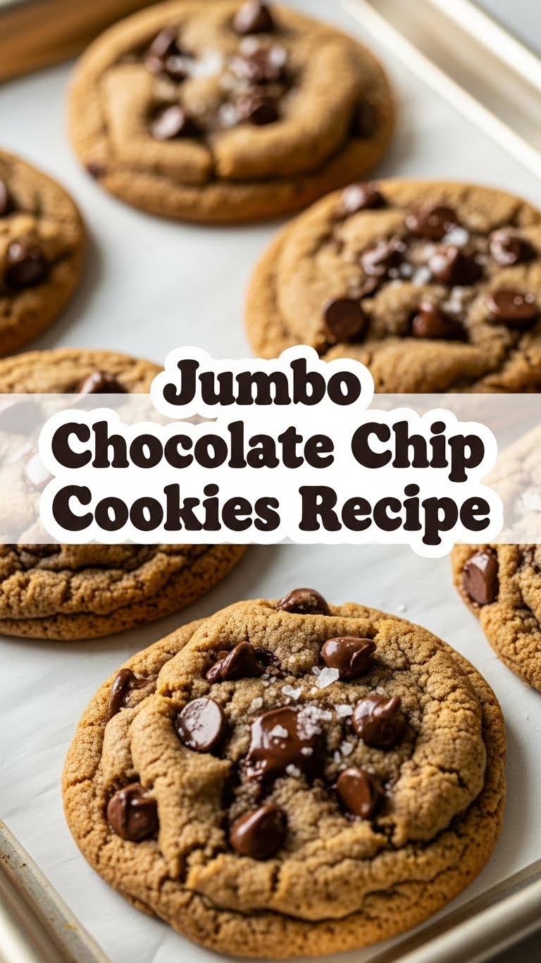 Jumbo Chocolate Chip Cookies Recipe