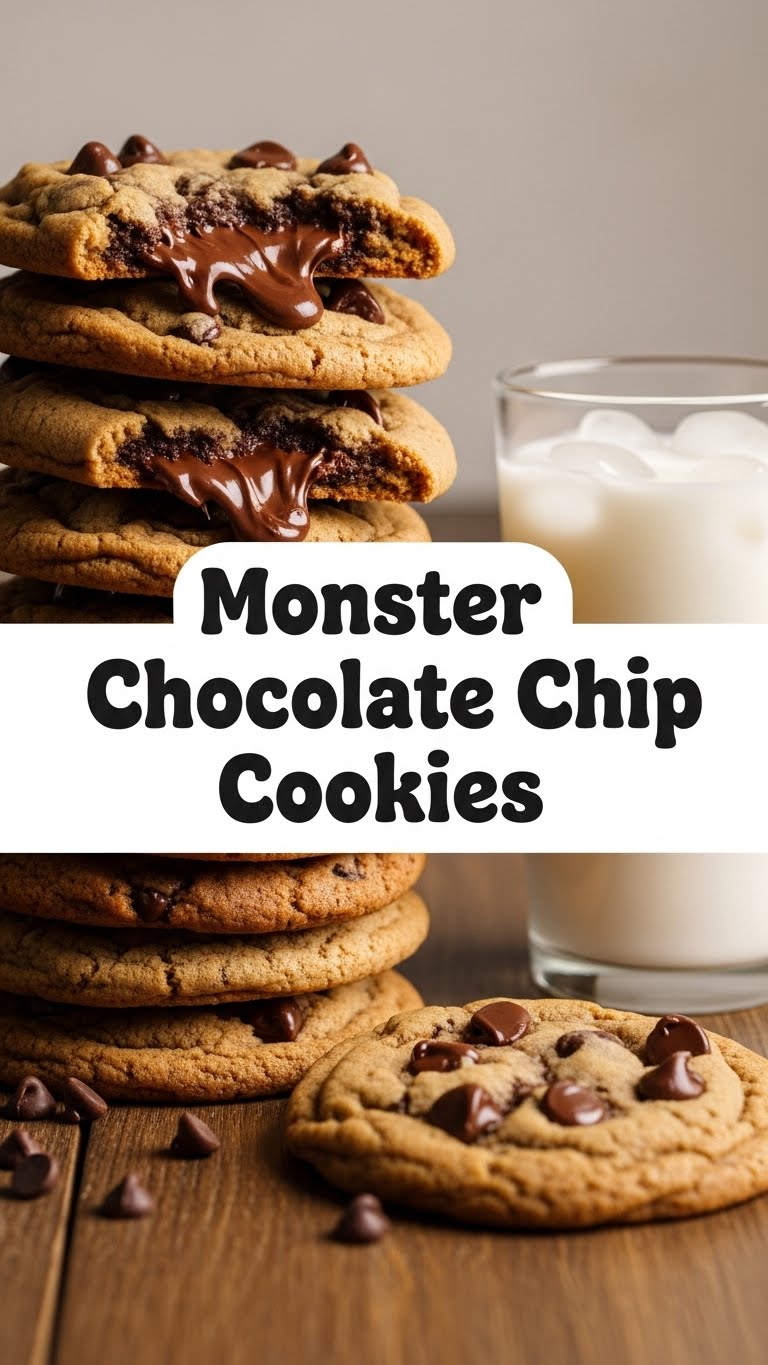 Monster Chocolate Chip Cookies