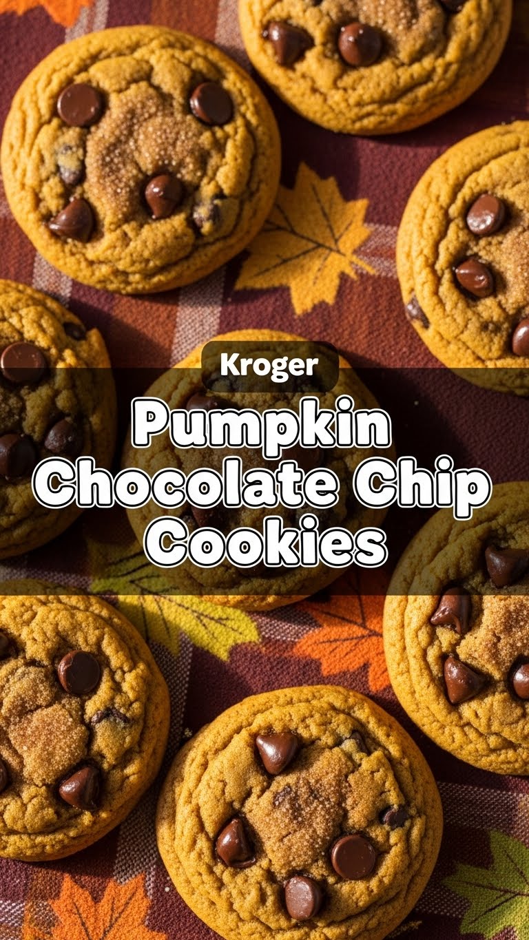 Kroger Pumpkin Chocolate Chip Cookies