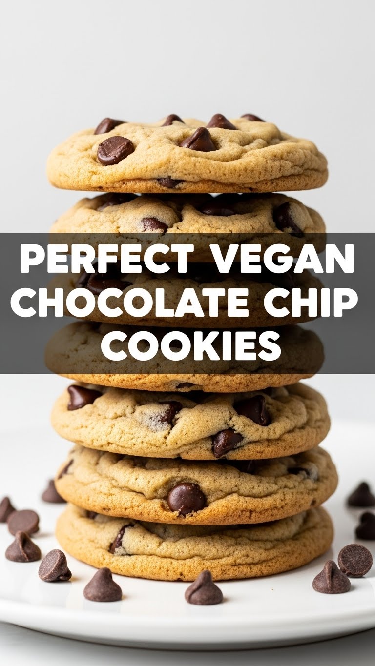 Perfect Vegan Chocolate Chip Cookies