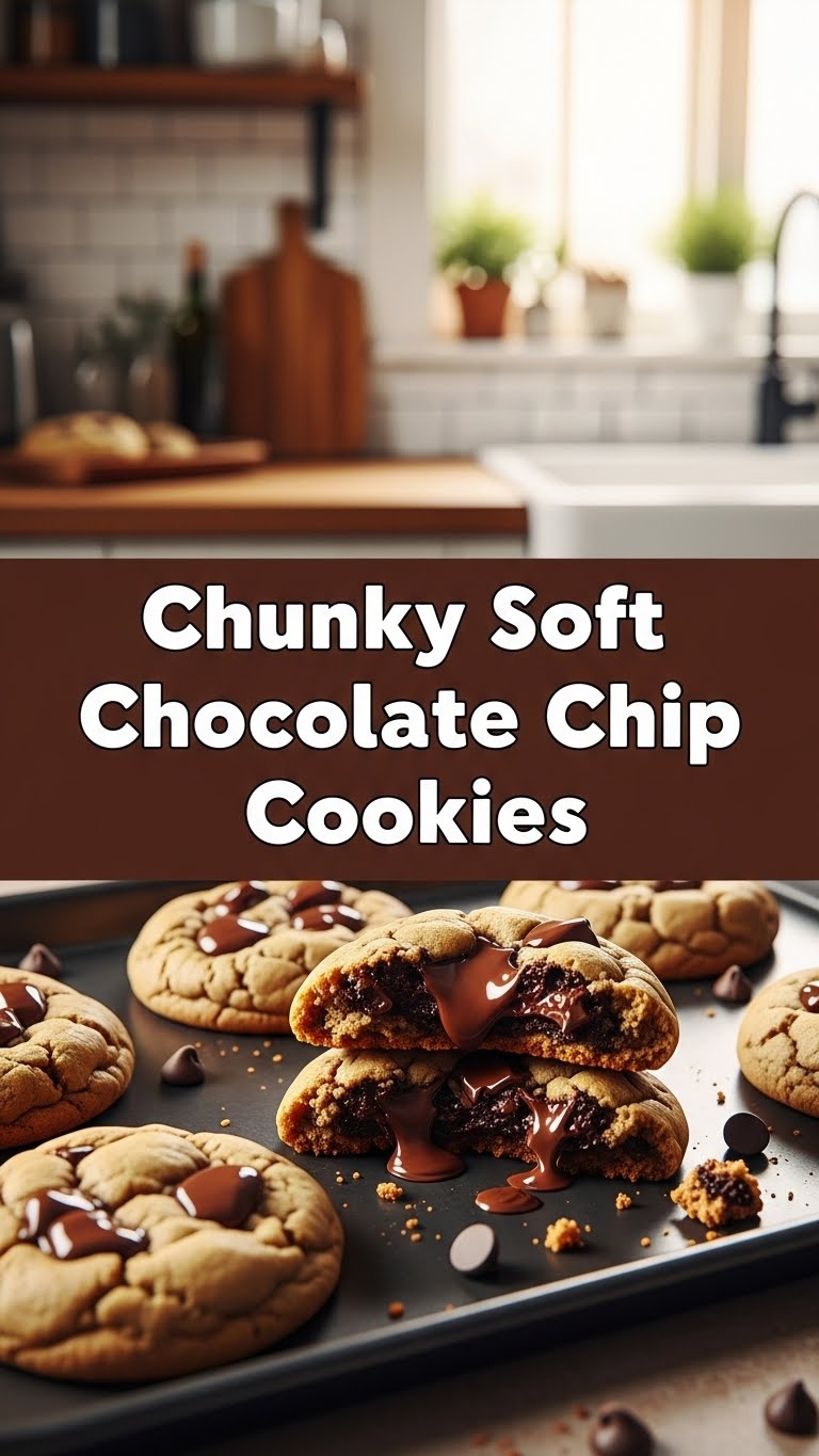 Chunky Soft Chocolate Chip Cookies