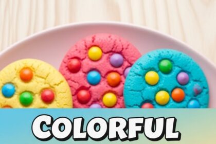 Colorful Chocolate Chip Cookies