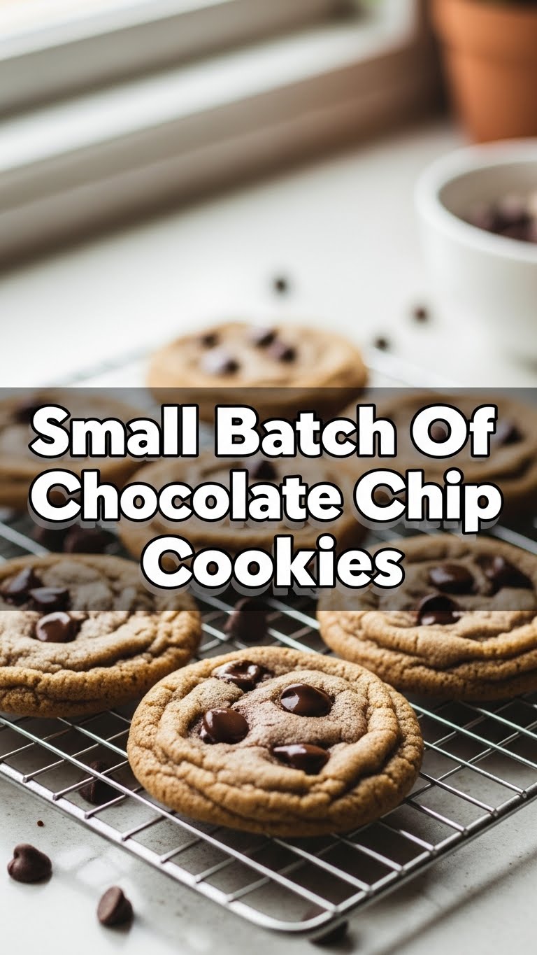 Small Batch Of Chocolate Chip Cookies
