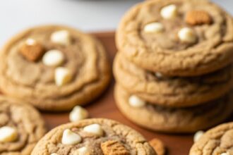 Biscoff White Chocolate Chip Cookies