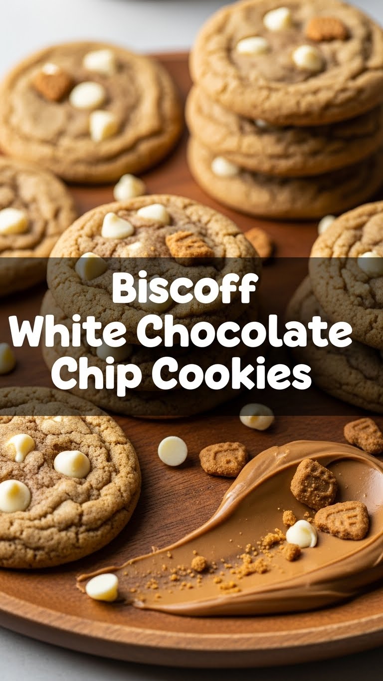 Biscoff White Chocolate Chip Cookies