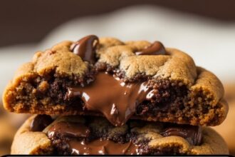 Brown Butter Bourbon Chocolate Chip Cookies