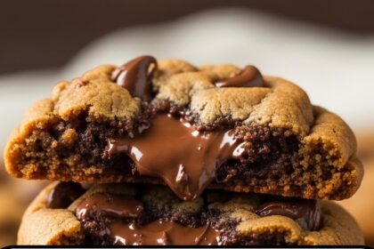 Brown Butter Bourbon Chocolate Chip Cookies