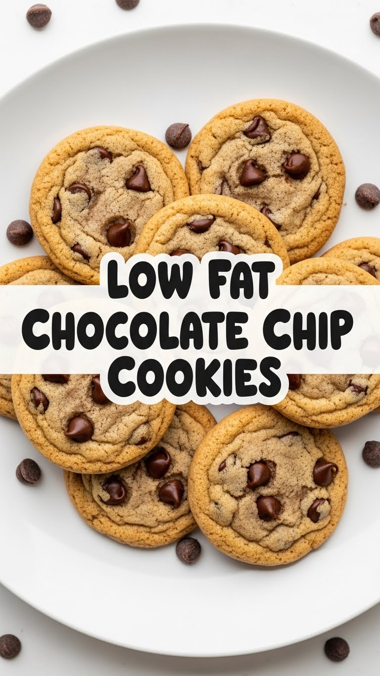 Low Fat Chocolate Chip Cookies