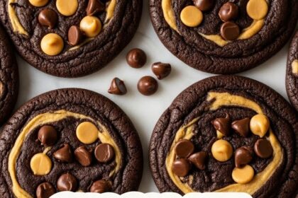 Chocolate Peanut Butter Chip Cookies