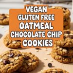 Vegan Gluten Free Oatmeal Chocolate Chip Cookies