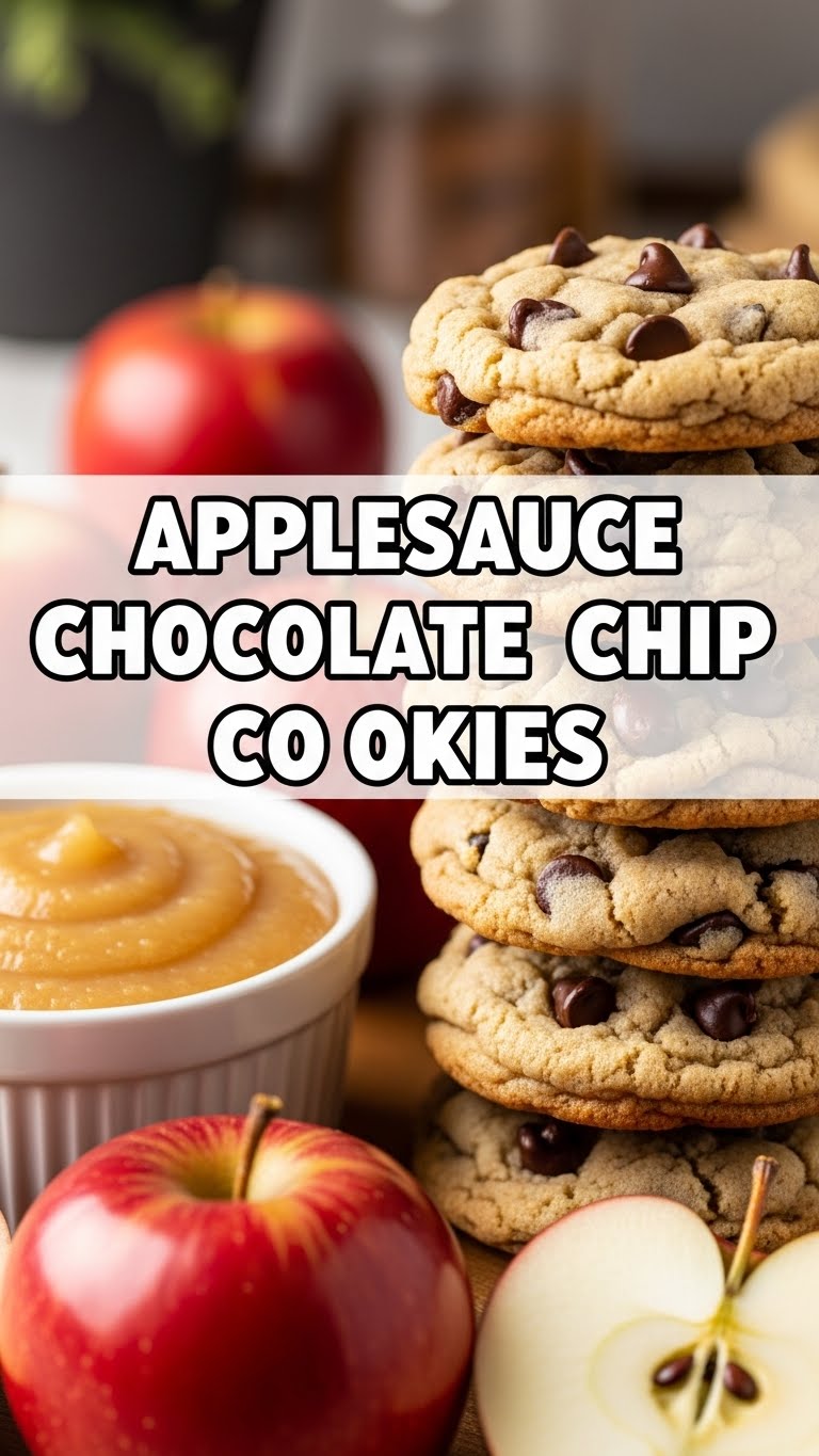 Applesauce Chocolate Chip Cookies