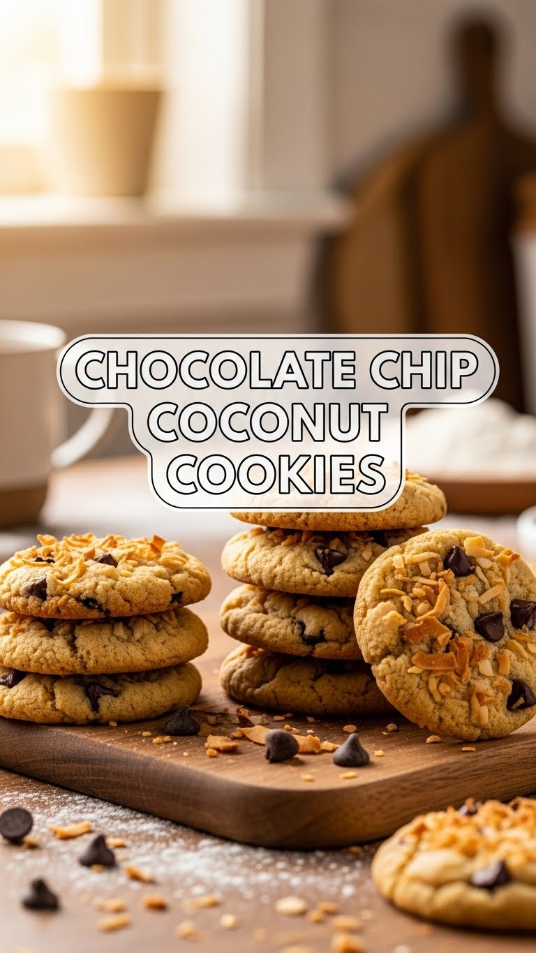 Chocolate Chip Coconut Cookies