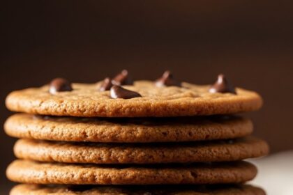 Flat Crunchy Chocolate Chip Cookies