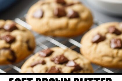 Soft Brown Butter Chocolate Chip Cookies