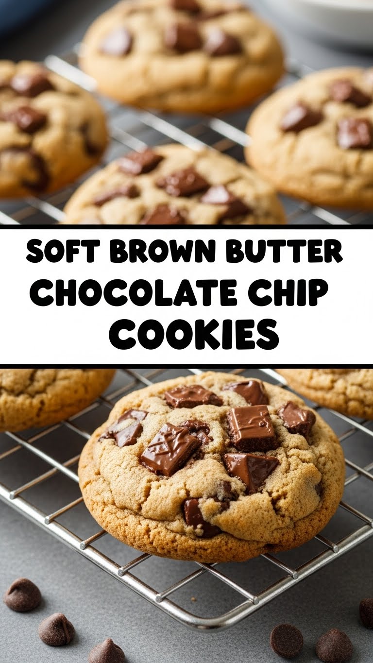 Soft Brown Butter Chocolate Chip Cookies