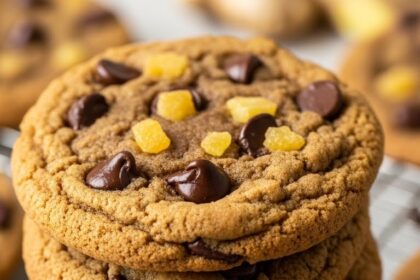 Ginger Chocolate Chip Cookies