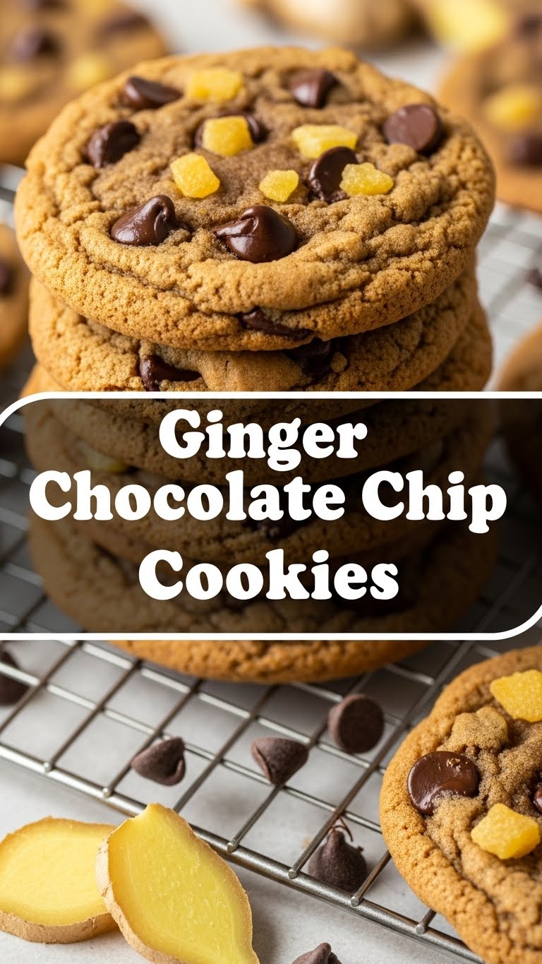 Ginger Chocolate Chip Cookies