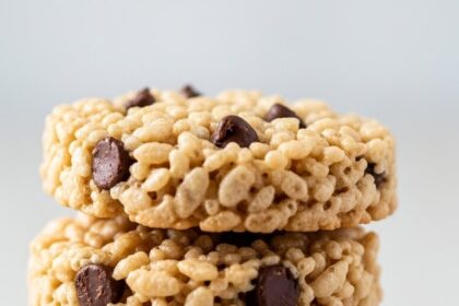 Chocolate Chip Rice Crispie Cookies