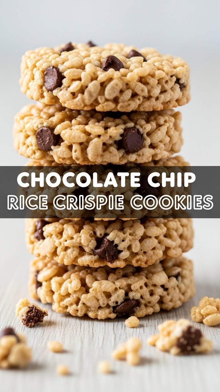Chocolate Chip Rice Crispie Cookies