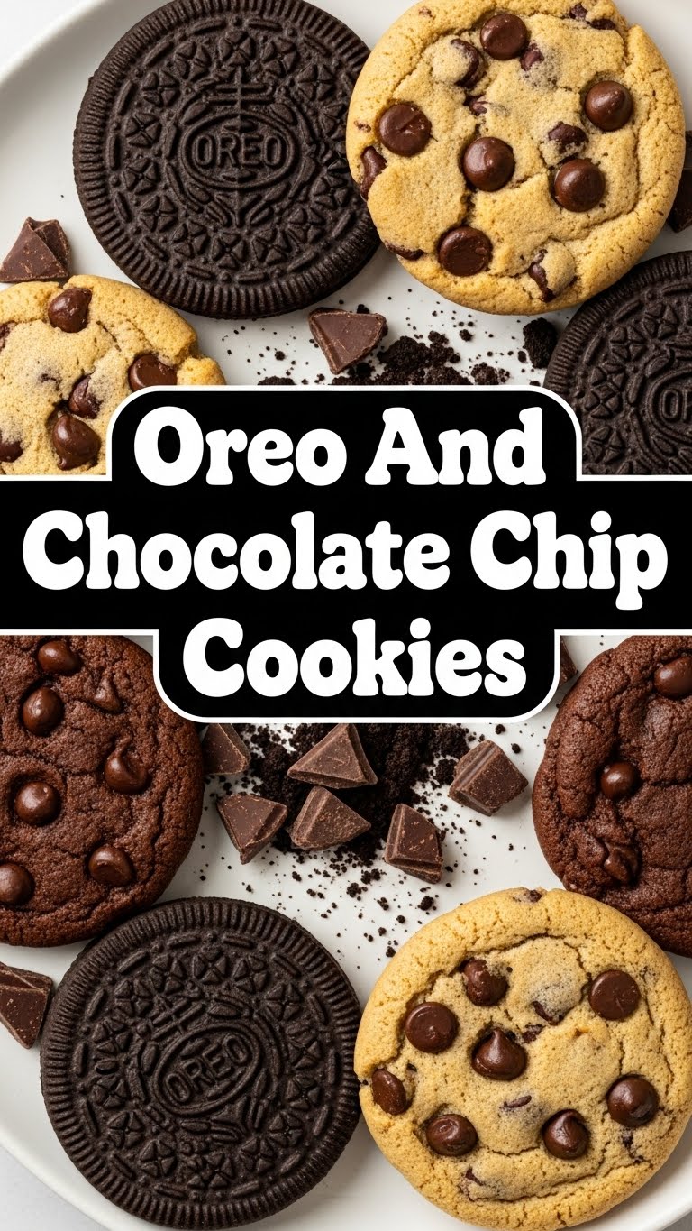 Oreo And Chocolate Chip Cookies