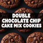 Double Chocolate Chip Cake Mix Cookies
