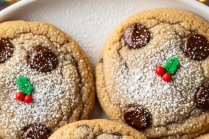 Winter Wonderland Chocolate Chip Cookies