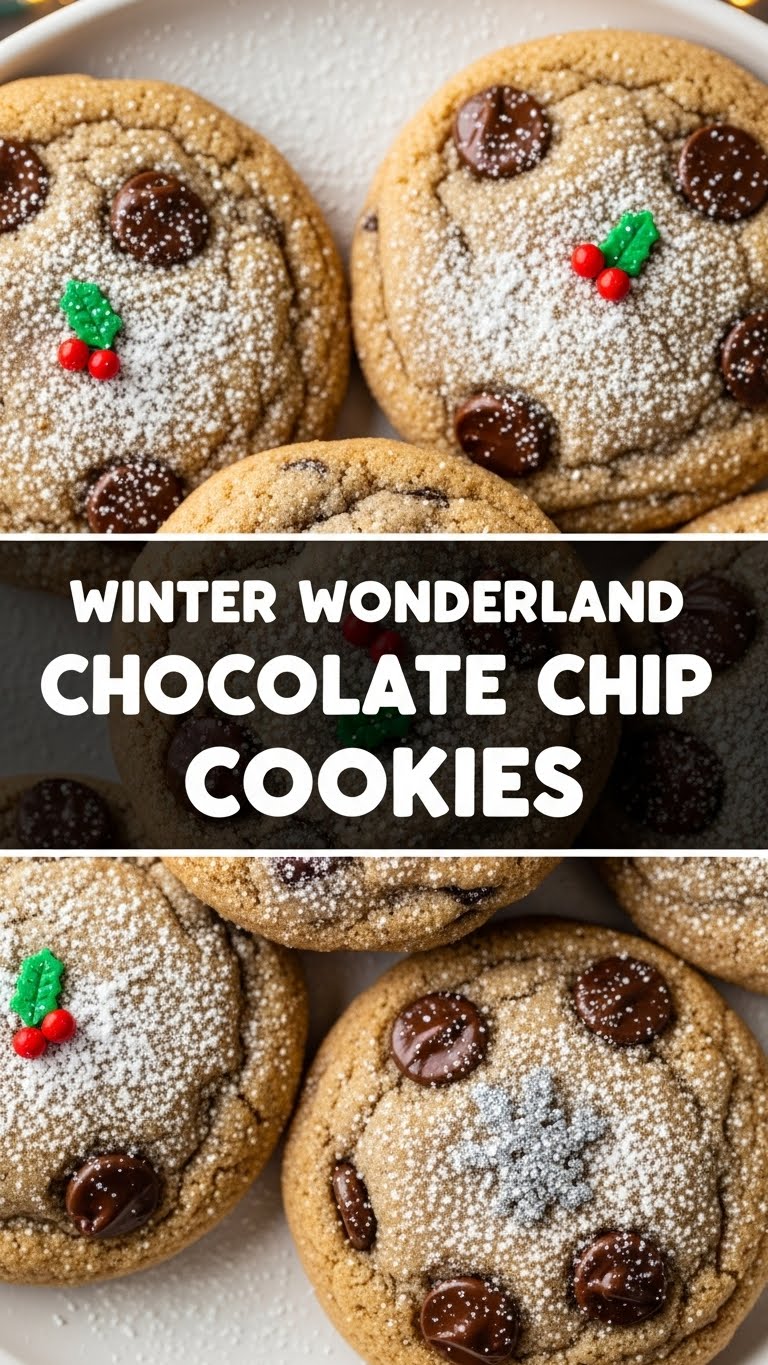 Winter Wonderland Chocolate Chip Cookies